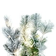 thumbnail image 2 of Vickerman 9' x 14' Flocked Kiana Artificial Christmas Garland with Warm White LED lights., 2 of 6