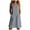 Light Gray-rRw, variant on QGJZVUNL Sleeveless Crewneck Dresses for Women Casual Summer Outfits Cotton Linen Midi Dress with Pockets Size M