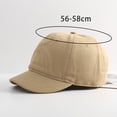 thumbnail image 6 of Men Baseball Hat Solid Color with Brim Breathable Anti-slip Vintage Sunscreen Soft Adjustable Men Sun Hat Headwear, 6 of 7