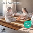 thumbnail image 4 of ODIKA 6'x9' Machine Washable Non-Slip Area Rug, Rustic Fire Resistant Hearth High Traffic Rug, Brown, 137701, 4 of 7