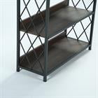 Demi Bonn 67" Book Shelf, 5-Tier Bookcase Storage Organizer with Open Shelves for Home Living Room, Office, Brown