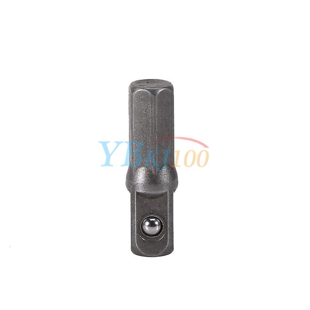 Adaptateur de douille à entraînement 1/4" pour perceuse à tige hexagonale 1/4" à roulement à billes 25 mm