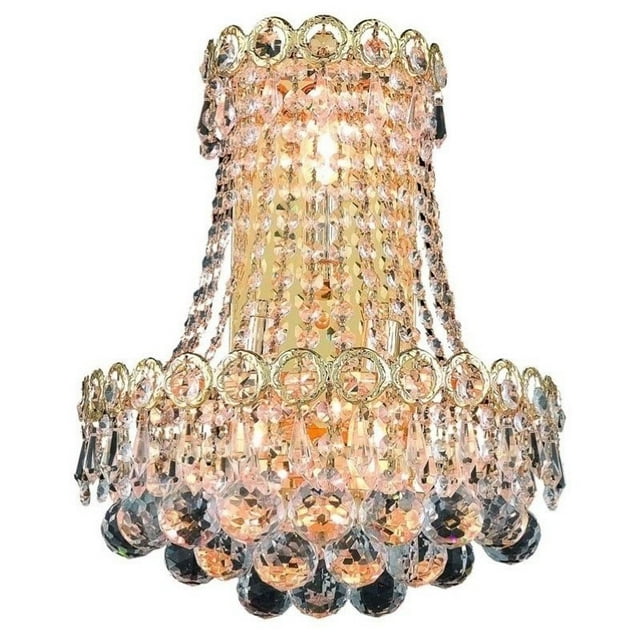 Elegant Lighting Century 17" 3 Light Royal Crystal Wall Sconce