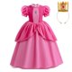 thumbnail image 1 of Vestido de princesa melocotón para niña, disfraz de Halloween, ropa de actuación de escenario para niños, trajes de fiesta de Carnaval de cumpleaños Fivean unisex, 1 of 2
