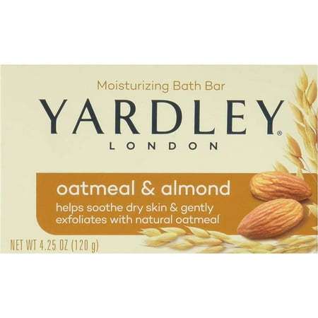- Yardley London Soap Bath Bar Oatmeal & Almond 4.25 Oz 120 G Pack of 8