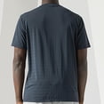 thumbnail image 3 of Vedolay Men Shirts Casual Fashion Men's Short Sleeve T Shirts Comfortable Man T-Shirt,Blue L, 3 of 5