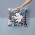 thumbnail image 2 of Carolines Treasures 1009PW1414 Barqs and Magnolia Decorative   Canvas Fabric Pillow 14Hx14W multicolor, 2 of 4