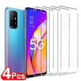 thumbnail image 1 of Protector de pantalla de 4 piezas para OPPO A95, A94, A74, 4G, A76, A54, A16, A16K, vidrio templado para OPPO A96, A15, A73, A53, A93, A72, 1 of 3