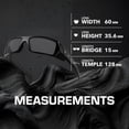 thumbnail image 5 of Oakley OO9014 Gascan Rectangle Shaped Non-Polarized Sunglasses for Men - Includes Official Eyewear Kit - Polished Black Frame with Grey Lens, 5 of 6