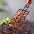 thumbnail image 5 of BBQ Stainless Steel Hot Dogs Grill Sausage Rack Metal for Grilling Various Foods, 5 of 8