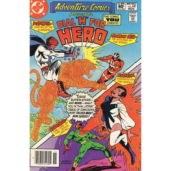 Adventure Comics #487 (Newsstand) VF ; DC Comic Book