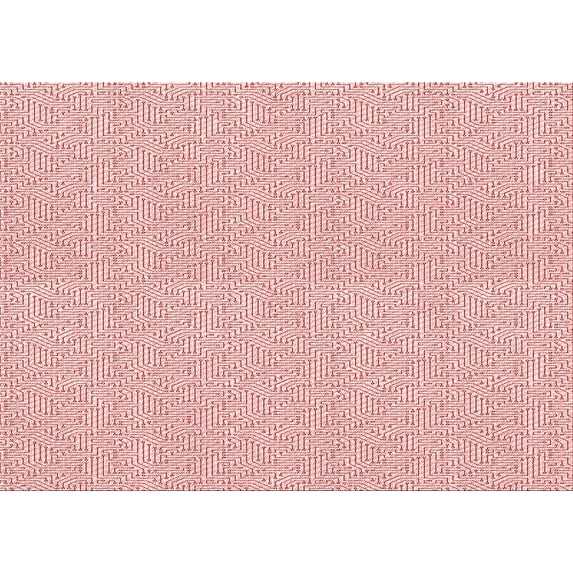 Ahgly Company Machine Washable Indoor Rectangle Transitional Light Rose Pink Area Rugs, 3' x 5'