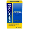 thumbnail image 4 of (3 pack) Preparation H Hemorrhoid Suppositories for Itching and Discomfort Relief - 24 Count, 4 of 12