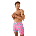 thumbnail image 4 of Chubbies Men's Classic Swim Trunks 5.5" The Toucan Do Its Mesh Lined Boardshorts (XX-Large, Pink Birds), 4 of 6