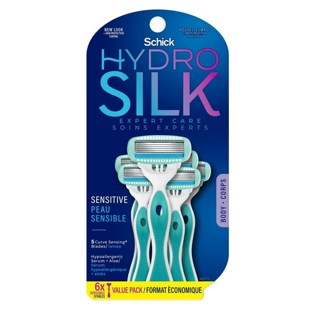 Schick® Hydro Silk Sensitive Care® Disposable Women’s Razors, 6ct