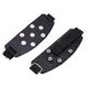 thumbnail image 5 of par de empuñaduras antideslizantes para zapatos de hielo con 7 dientes, tacos de tracción para caminar, empuñaduras para zapatos de nieve para exteriores, esquí, senderismo, pesca y escalada, 5 of 8