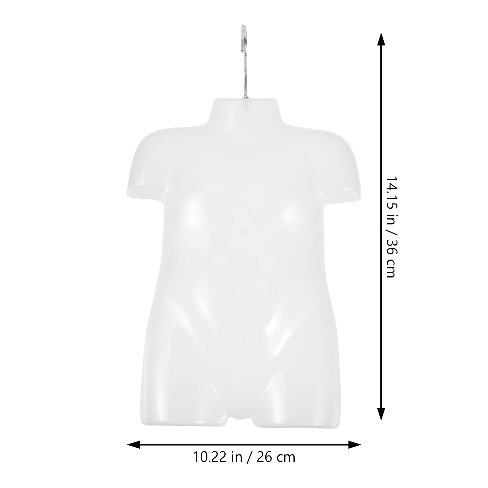 Baby Clothes Mannequin Model Kids Clothing Mannequin Toddler Clothes Display Model with Hanger, Infant Unisex, Size: 36x26cm, Other