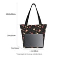 thumbnail image 3 of Balery Red White Flowers Bolsa de Hombro con Diseño, Bolsa Grande y Duradera, Bolsa Versátil para Compras, 3 of 6