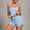 Light Blue, variant on Women's Pajamas Sets Tank Top Under $10 Fashion Solid Color Thin Loose And Casual Home Tank Tops Short Pants Pajamas Sets