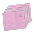thumbnail image 3 of Siruishop 4xWire Dishwashing Rags Mesh Microfiber Cleaning Cloth for Pots Cookware Sinks Pink 5Pcs 4 Pcs, 3 of 8