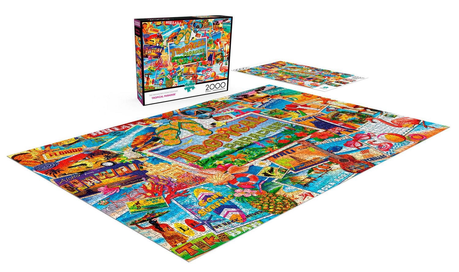 Buffalo Games Two Thousand Piece Collection Tropical Paradise 2000 Piece Jigsaw Puzzle