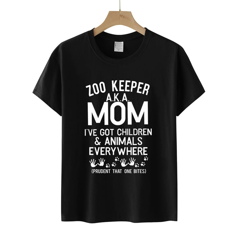 Zoo Keeper Funny T-Shirt Mothers With Zoo Zoo Keeper Funny T-Shirt Mothers With Zoo