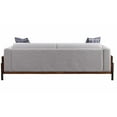 thumbnail image 3 of ACME Pelton Fabric Loose Back Sofa with Pillows in Walnut, 3 of 5