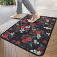thumbnail image 4 of Pioneer Flower Floral Print Pattern Door Rugs,Washable Non Slip Door Mats Indoor,Decorative Door Mats,Entry Mat Indoor for Entrance,Bedroom,Kitchen,Bathroom,30"x17", 4 of 6