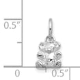 thumbnail image 3 of Collier Ourson en Or Blanc 14k avec Pendentif en Forme de Ourson, 3 of 7