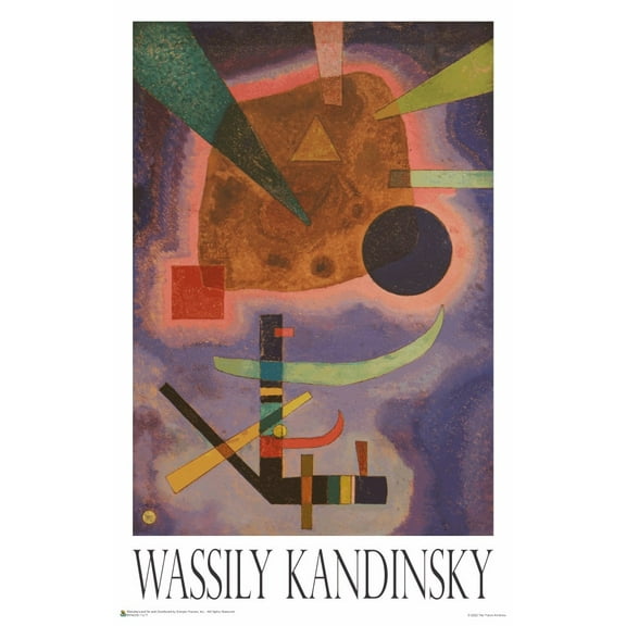 Wassily Kandinsky - Trois Elements Poster 11" x 17"