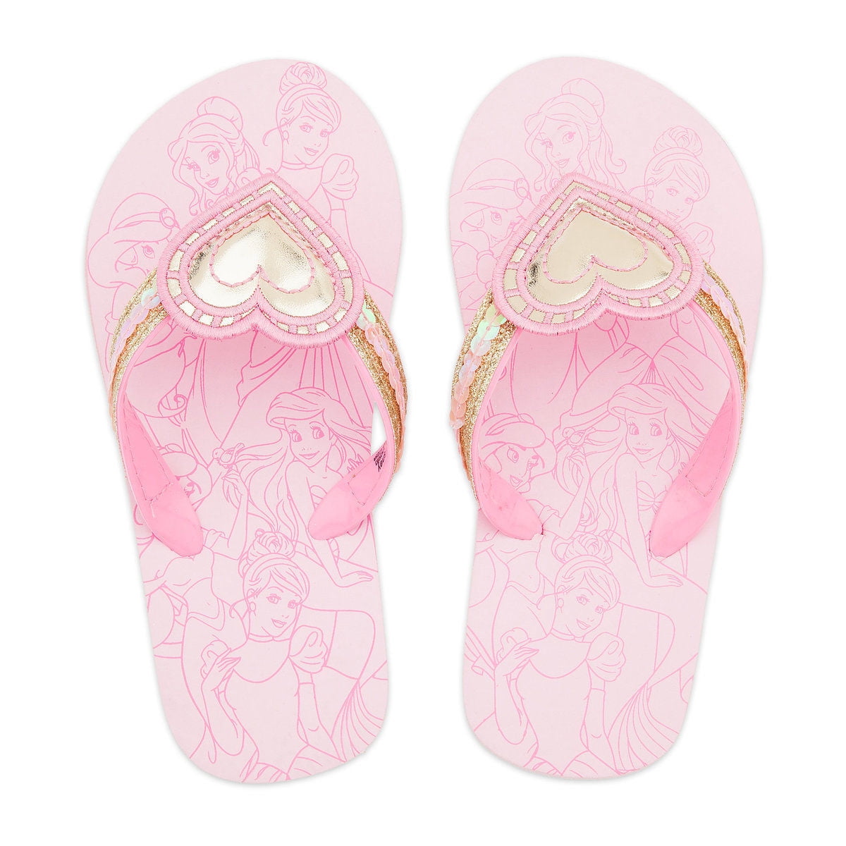 disney princess flip flops