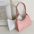 thumbnail image 4 of Bolso de hombro femenino bolso clásico con patrón de cocodrilo bolso cremallera embrague de bolso, 4 of 4