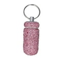 thumbnail image 2 of Pastillero, Pastillero Portátil Con Diamantes de Imitacia, Soporte para Almacenamiento de Pastillas, Llavero dispensador de medicamentos impermeables para viajes de acamps al, 2 of 7