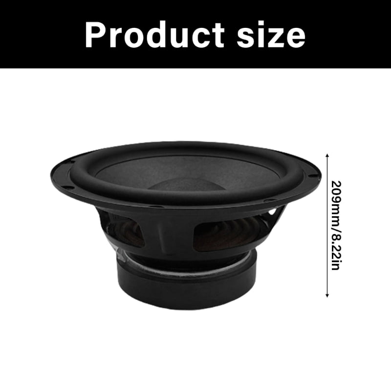 AOOOWER Portable 8inch Magnetic Bluetooth-compatible Speaker 2Ohm 100W Computer Speaker For Home Theater Music Loudspeaker