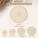 thumbnail image 2 of Uxcell 4 Pcs Manteles Individuales Redondos Tejidos, Mantel Lavable de 7 Pulgadas Resistente al Calor, Mantel Decorativo para Mesa de Comedor de Cocina, Beige, 2 of 7