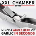 thumbnail image 4 of Premium Garlic Press, Stainless Steel, Easy to Clean Garlic Mincer, Durable Construction and Rust Proof, 4 of 4