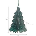thumbnail image 2 of Folding Paper Tree Ornament Green - Set of 12, 2 of 3