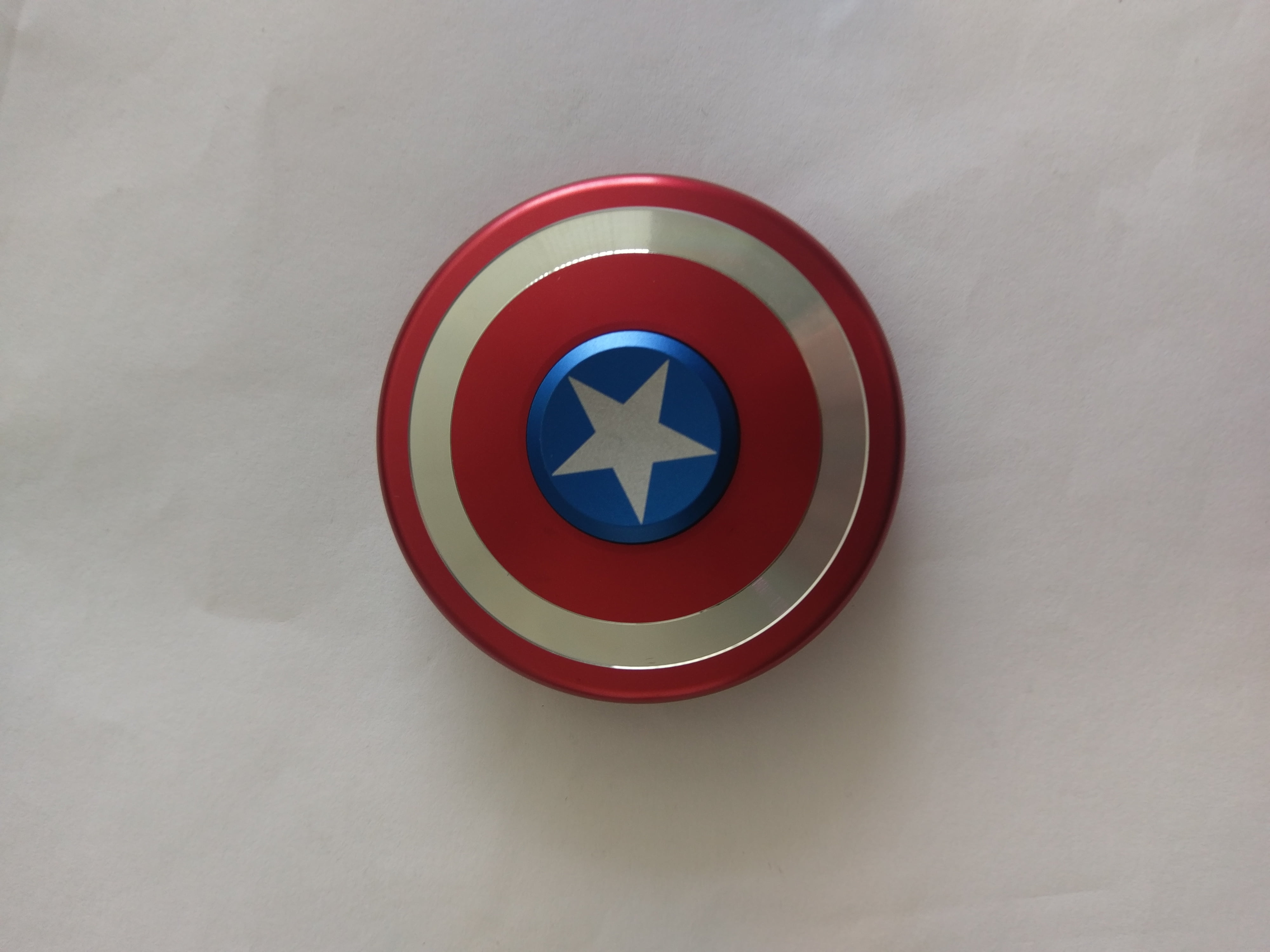 Fidget Spinner Captain America Shield ADD ADHD - Walmart.com