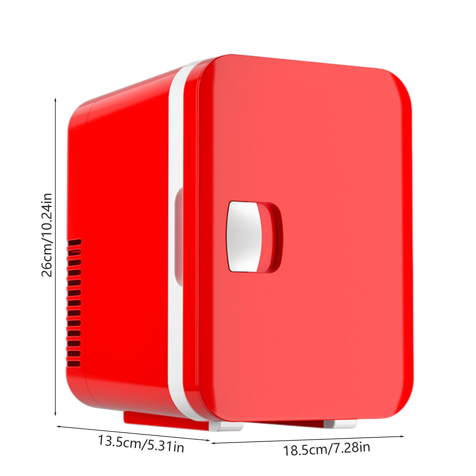 YIMWNYI Mini Fridge Compact Refrigerator, Small Cools Fast, Energy-Efficient for Bedroom, Travel, Dorms, Quiet Operation, Portable Cooler