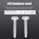 thumbnail image 3 of 500pcs M4.2x32mm Cross Self Tapping Screws Kit 410 Stainless Steel Fastener Tools, 3 of 5