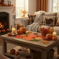 thumbnail image 1 of Aodebiao Chemin de Table Brodé Citrouille Décoration d'Automne Centre de Table de l'Action de Grâce Polyester Lavable Réutilisable Décoration de Maison de Vacances, 1 of 6