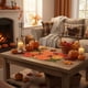 thumbnail image 1 of Camino de Mesa Bordado con Calabazas, Decoración Otoñal para Acción de Gracias, Mantel Individual Calado de 43 Cm o 85 Cm, Centro de Mesa de Temporada de Otoño, 1 of 6