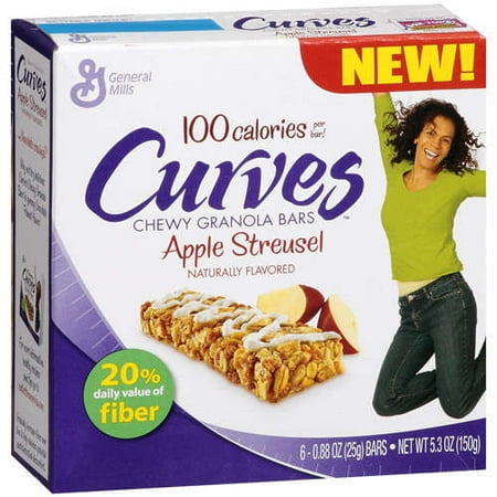 General Mills Curves Chewy Granola Bars, 6 ea