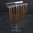 thumbnail image 3 of Acrylic Wig Stand, Easy Installation Double Sided Heightened Hair Extension Holder Reusable  for Home, 3 of 7