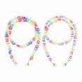 thumbnail image 3 of Kids Acrylic Rainbow Colorful Star Heart Beaded Chain Face Mask Holder Lanyard Eyeglass Anti-Lost Strap Necklace String, 3 of 10