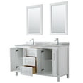 thumbnail image 5 of Wyndham Collection Wcv252560dunsm24 Daria 60" Free Standing Double Vanity Set - White /, 5 of 7