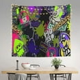 thumbnail image 4 of Splatoon Wall Tapestry Cartoon Poster Wall Hanging Tapestry for College Dorm Living Room Bedroom Decoration 59x59 Inch, 4 of 7