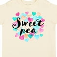 thumbnail image 4 of Inktastic Sweet Pea Hearts Boys or Girls Toddler T-Shirt, 4 of 5
