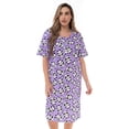 thumbnail image 1 of LZMY Robe de Nuit à Manches Courtes/robe de Sommeil pour Femmes/vêtement de Nuit, 1 of 3