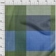 thumbnail image 3 of oneOone Cotton Poplin Twill Medium Blue Fabric Check Craft Projects Decor Fabric Printed By The Yard 56 Inch Wide, 3 of 4